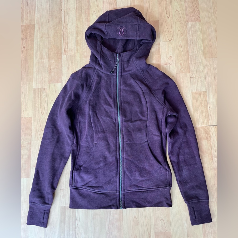 lululemon Women's Plum Hooded Full Zip Scuba